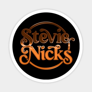 Stevie Nicks \\\\ Retro Style Fan Art Typography Design Magnet